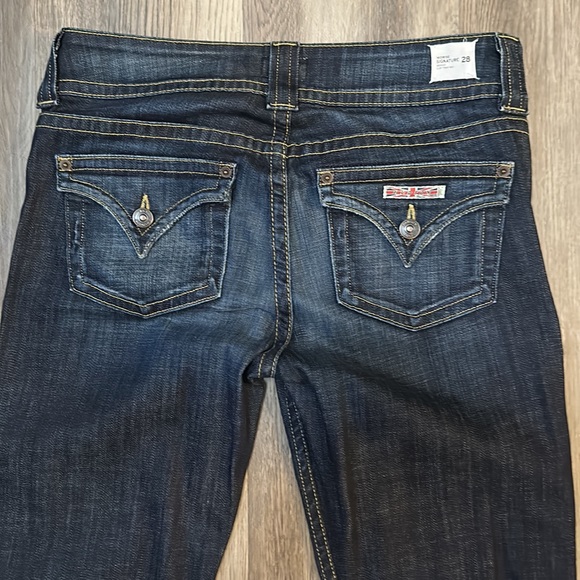 Hudson signature bootcut Jeans mid rise 28 Elm color - Picture 6 of 9